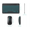 KLAWIATURA + MYSZ BLUETOOTH TECURS KB566 QWERTZ CICHA MAŁY ROZMIAR