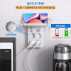 AONOKA LISTWA ZASILACZ PD20W 4 GNIAZDA 6 USB PRZEŁĄCZNIK SZYBKIE ŁADOWANIE