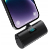 POWERBANK 5200 mAh LIGHTNING CZARNY KOMPAKTOWY HX45X9