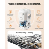 LISTWA ANTYPRZEPIĘCIOWA KOSTKA OCHRONNA 8w1 4 GNIAZDKA + 3 USB-A + 1 USB-C