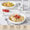 MALACASA Luna Zestaw 4 Głębokich Talerzy Porcelanowych 1380ml