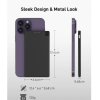 Powerbank Auskang 5000 mAh Ultra Cienki Kabel iPhone Czarny WT H362