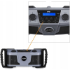 DAB Plus radio budowlane z akumulatorem , radio zewnętrzne z Bluetooth, DAB