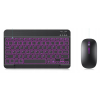 KLAWIATURA + MYSZ BLUETOOTH TECURS KB566 QWERTZ CICHA MAŁY ROZMIAR
