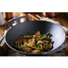 PATELNIA WOK ŻELIWNA Głęboka 36 cm Duża na Indukcję Kuchenkę i Ognisko