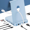 PULWTOP Ulepszony hub USB C 11 w 1 do iMaca, 24 koncentratora USB 2021-2024