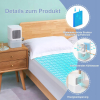 Materac chłodzący wodą, system chłodzenia, nocą i funkcją Hot Sleepers