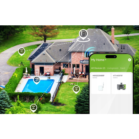 RainPoint Sterownik Nawadniania 4-Strefowy WiFi i Aplikacja IP65