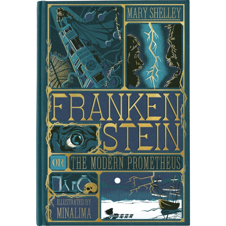 Frankenstein MinaLima Edition Mary Shelley ilustrowane wydanie