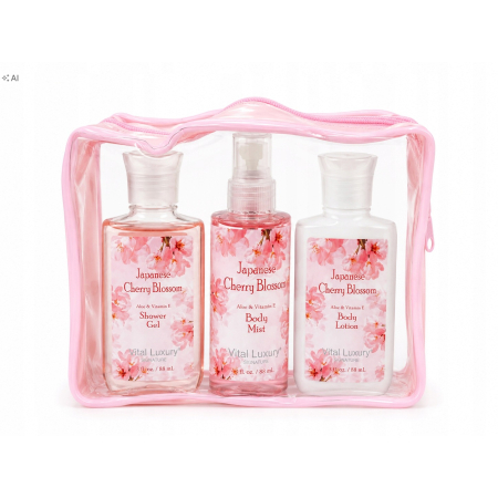 Zestaw Vital Luxury Japanese Cherry Blossom prezentowy 3 kosmetyków