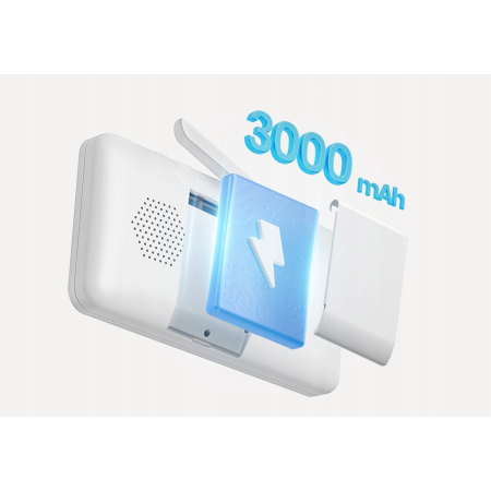 NIANIA ELEKTRONICZNA Z KAMERĄ WIFI OBROTOWA 2K 3PMx MONITOR LCD 5