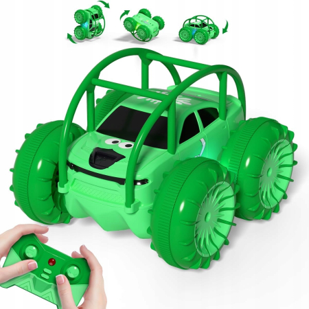AUTO ZDALNIE STEROWANE Amfibia 4x4 Wodoodporne USB 360 Salto dla Dzieci