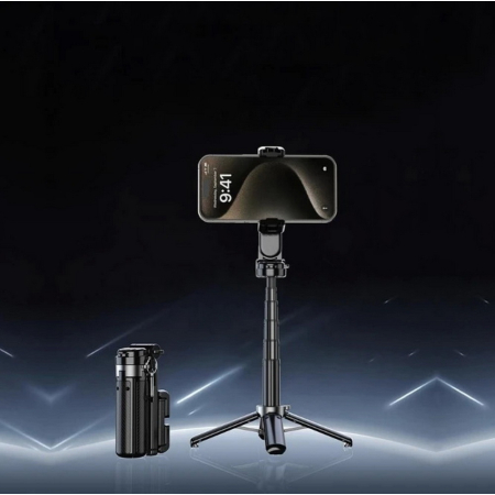 Selfie stick 360° kijek uchwyt kieszonkowy monopod do telefonu pilot statyw