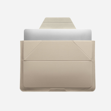 MOFT Etui i podstawka 3w1 na laptopa 15-16”, Beach white, ultracienkie