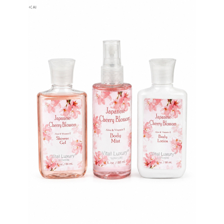 Zestaw Vital Luxury Japanese Cherry Blossom prezentowy 3 kosmetyków