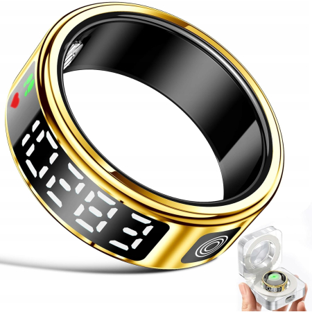 SMART RING INTELIGENTNY PIERŚCIEŃ BRIGHT GOLD PIERŚCIONEK ROZMIAR 8