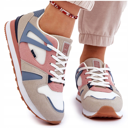 SNEAKERSY DAMSKIE MEMORY FOAM BIG STAR LL274951 37