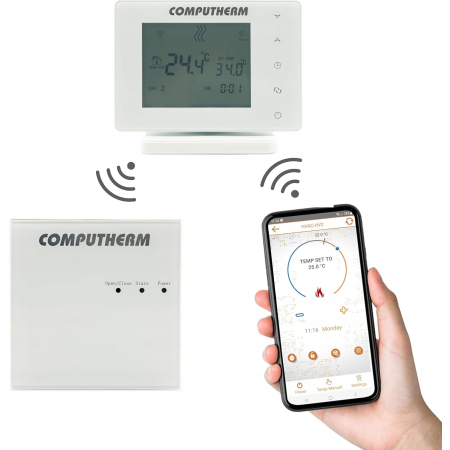 TERMOSTAT BEZPRZEWODOWY Computherm E400RF