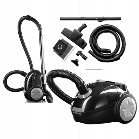 Odkurzacz Podłogowy Cleanmaxx czarny 800W 15kPa + końcówki