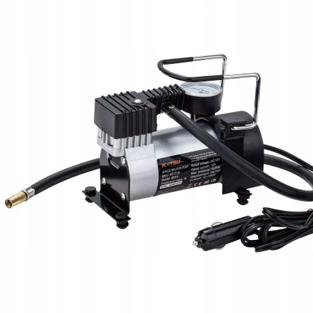 SPRĘŻARKA SAMOCHODOWA Katsu Pompka do Opon 12 V 140 PSI Kompresor