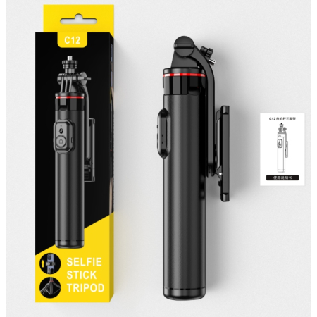 SELFIE STICK TRIPOD, Uchwyt selfie ze statywem pilot BT
