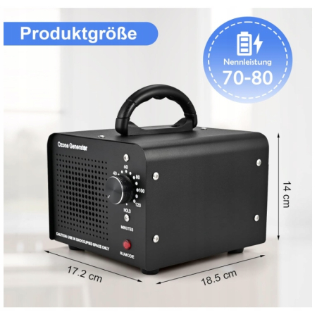 GENERATOR OZONU OZONATOR 63000 MG/H TIMER BARDZO WYDAJNY DOMOWY