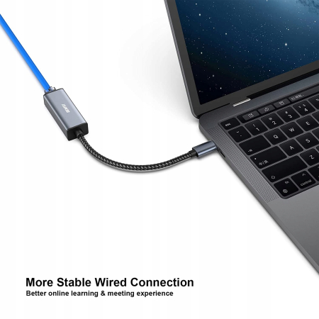 BENFEI Adapter USB-C Na Ethernet RJ45 1000Mbps